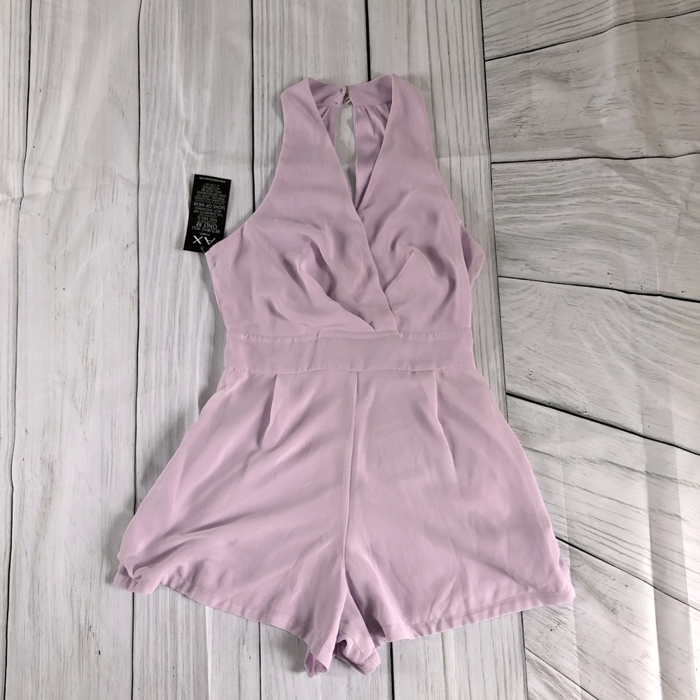 NWT AX Paris romper sz 4 lavender sleeveless